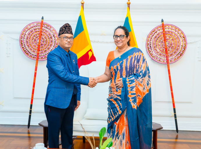 Farewell Call on Prime Minister by H.E. the Ambassador of Nepal to Sri Lanka